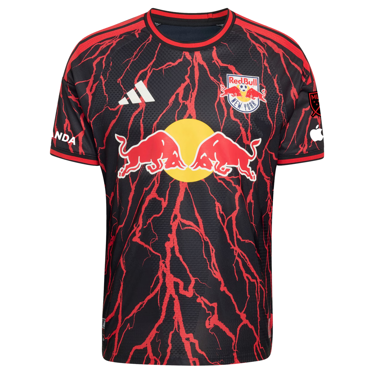 Eric Maxim Choupo-Moting New York Red Bulla 2026 The Rooted Kit On-Field Patch Jersey - Black