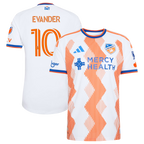 Evander da Silva Ferreira FC Cincinnati 2026 The Seven Hills Kit On-Field Patch Jersey - White