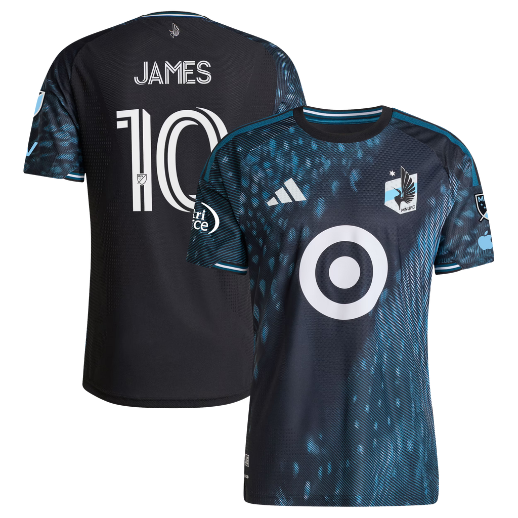 James Rodriguez Minnesota United FC 2026 The Decade Kit On-Field Patch Jersey - Black