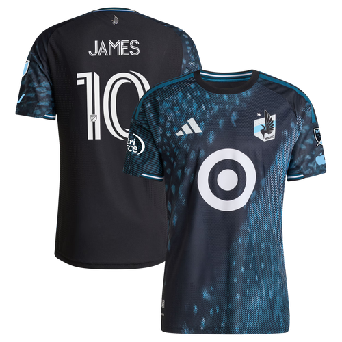 James Rodriguez Minnesota United FC 2026 The Decade Kit On-Field Patch Jersey - Black