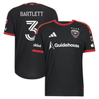 Lucas Bartlett D.C. United 2026 Black-and-Red Kit On-Field Patch Jersey - Black