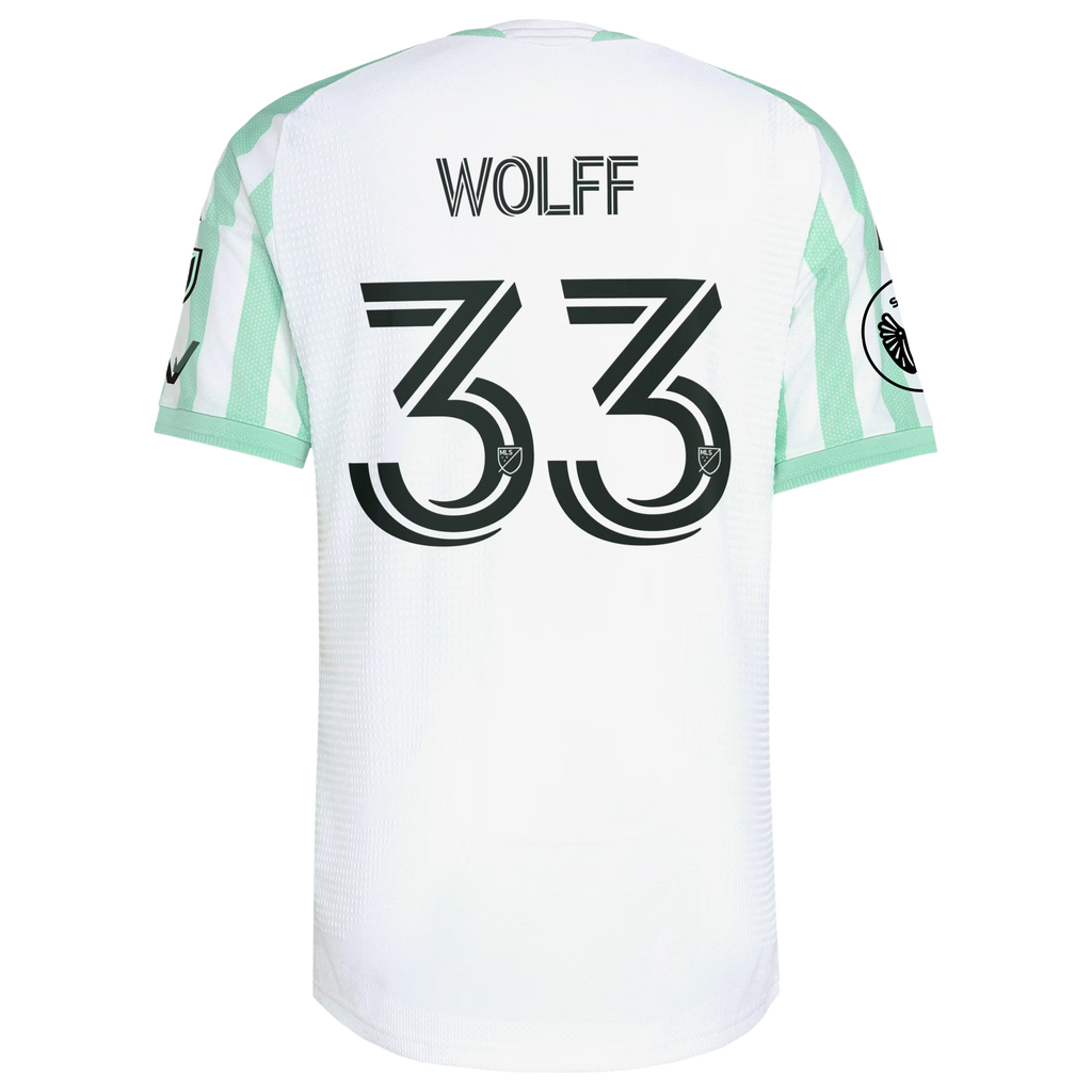 Owen Wolff Austin FC 2026 The Rooted Kit On-Field Patch Jersey - White