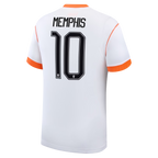 Memphis Depay Netherlands National Team  2026 Away Stadium Jersey - White