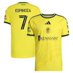 Cristian Espinoza Nashville SC 2026 The Reverb Kit On-Field Patch Jersey - Yellow