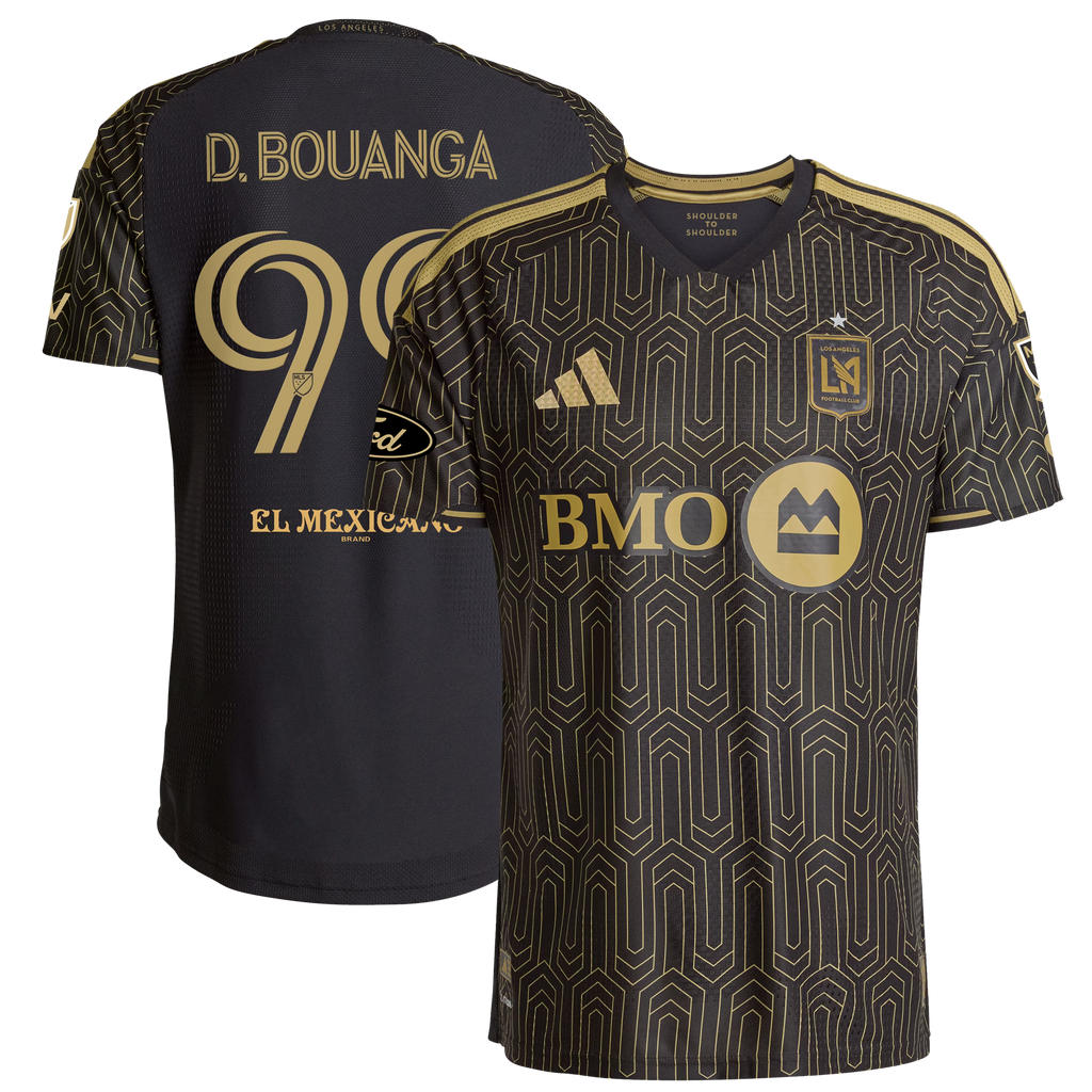 Denis Bouanga LAFC 2026 Primary Kit On-Field Patch Jersey - Black
