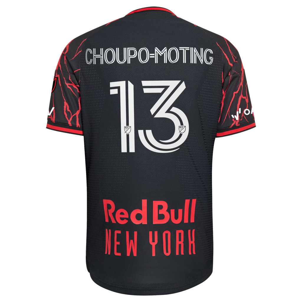 Eric Maxim Choupo-Moting New York Red Bulla 2026 The Rooted Kit On-Field Patch Jersey - Black