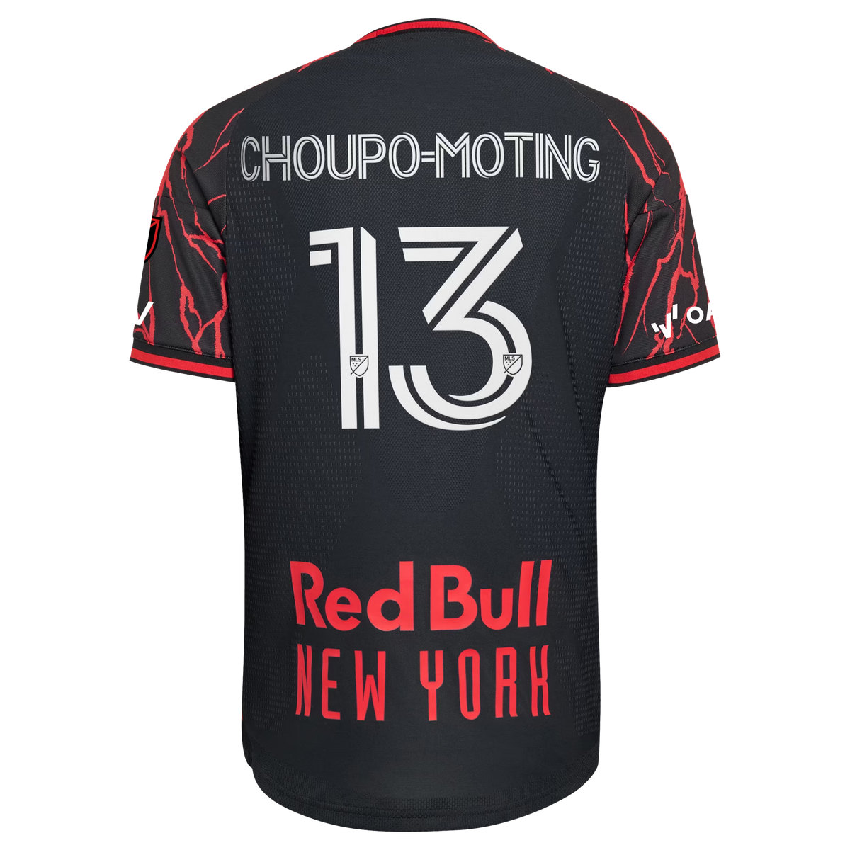 Eric Maxim Choupo-Moting New York Red Bulla 2026 The Rooted Kit On-Field Patch Jersey - Black
