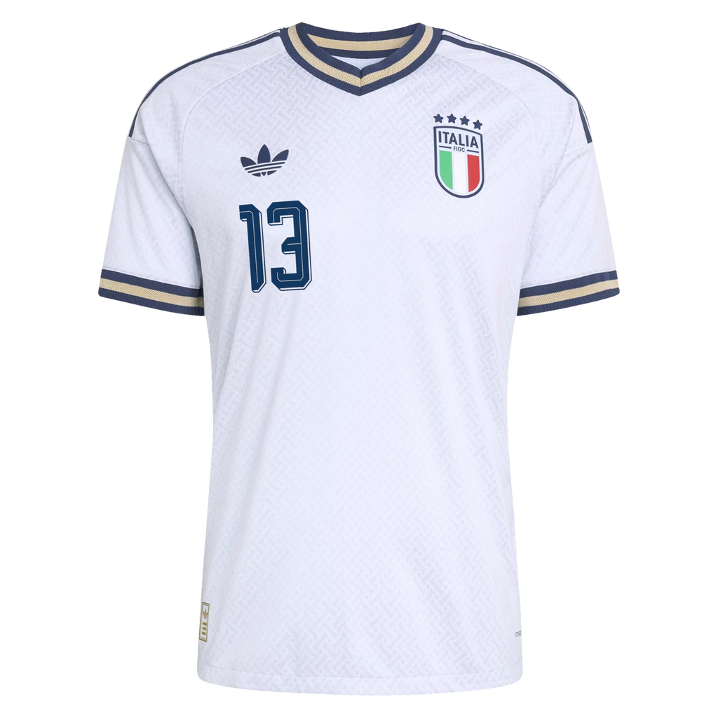 Riccardo Calafiori Italy National Team 2026 Away On-Field Jersey - Light Blue