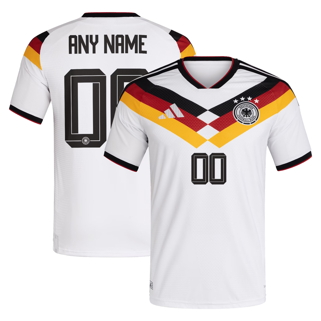 Germany National Team 2026 Home On-Field Custom Jersey - White