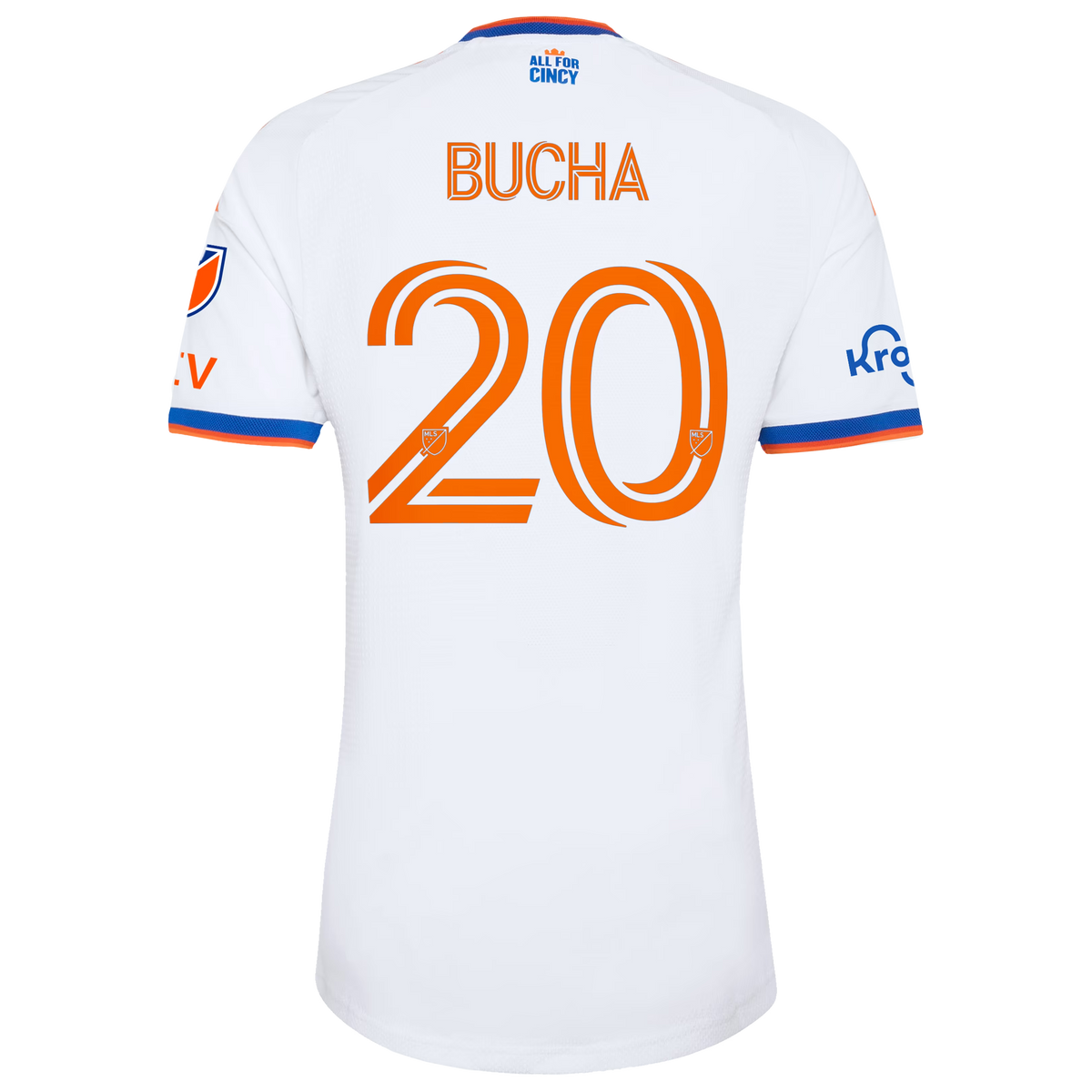 Pavel Bucha FC Cincinnati 2026 The Seven Hills Kit On-Field Patch Jersey - White