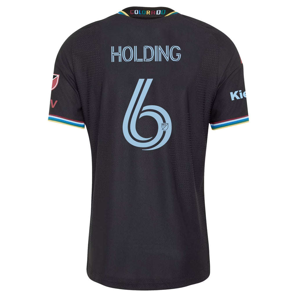 Rob Holding Colorado Rapids 2026 Colorful Colorado On-Field  Patch Jersey - Black