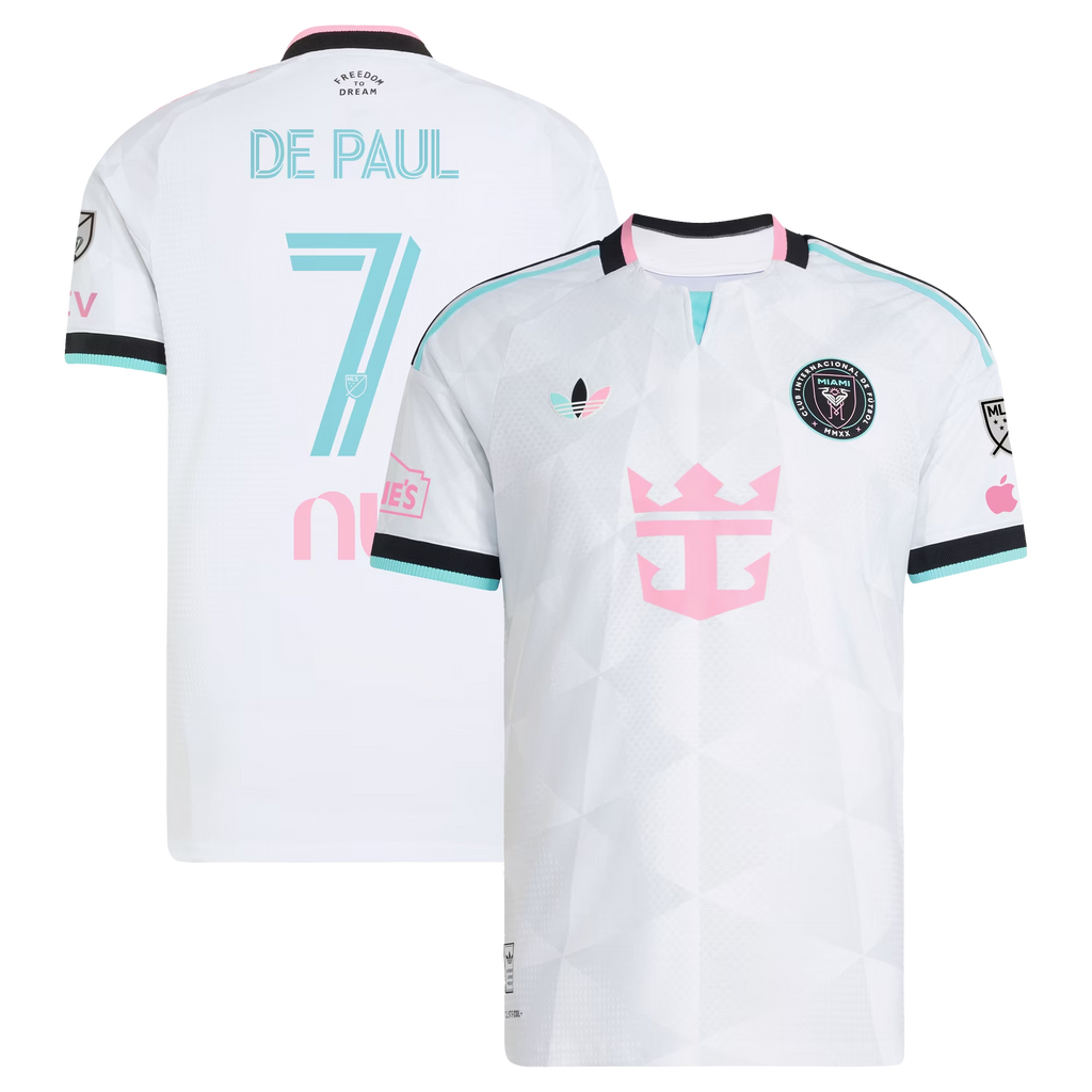 Rodrigo De Paul Inter Miami CF 2026 Third On-Field Jersey - White