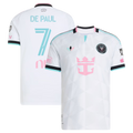 Rodrigo De Paul Inter Miami CF 2026 Third On-Field Jersey - White
