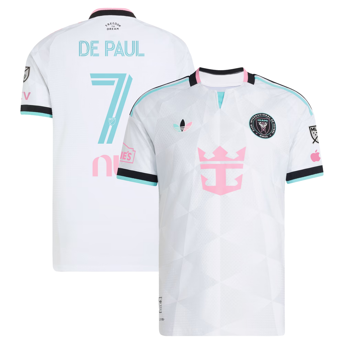Rodrigo De Paul Inter Miami CF 2026 Third On-Field Jersey - White