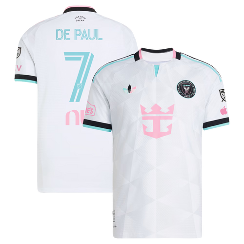 Rodrigo De Paul Inter Miami CF 2026 Third On-Field Jersey - White