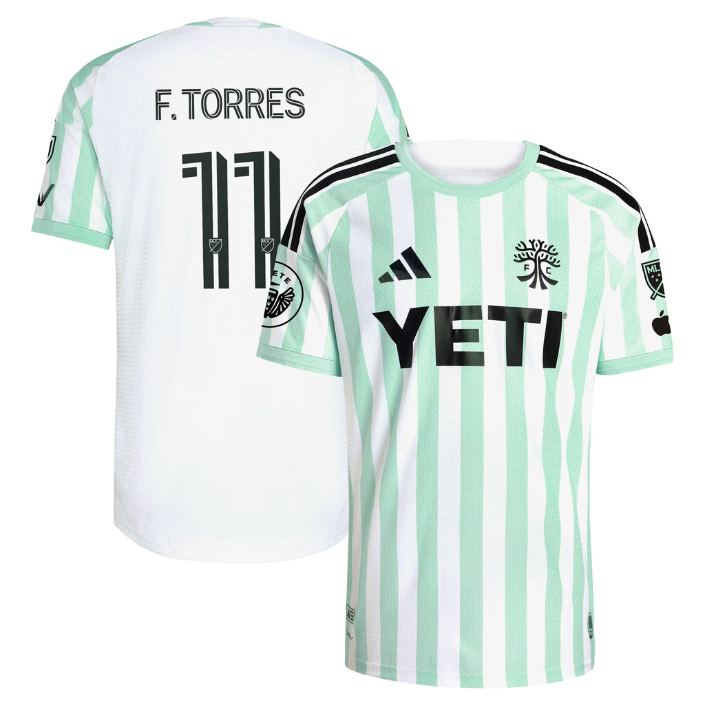 Facundo Torres Austin FC 2026 The Rooted Kit On-Field Patch Jersey - White