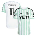 Facundo Torres Austin FC 2026 The Rooted Kit On-Field Patch Jersey - White
