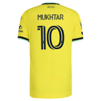 Hany Mukhtar Nashville SC 2026 The Reverb Kit On-Field Patch Jersey - Yellow