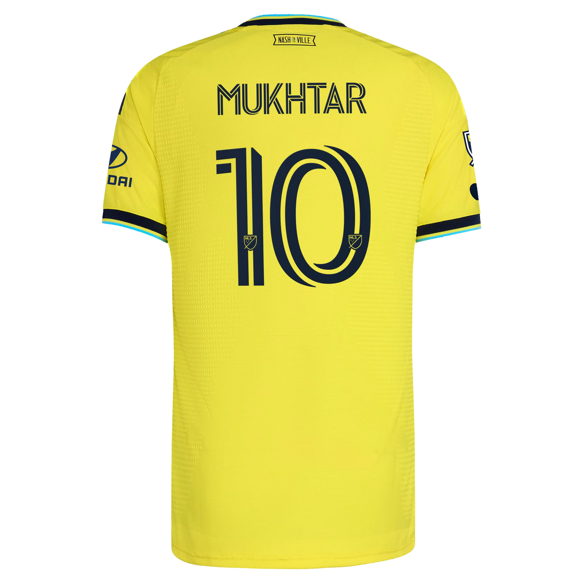 Hany Mukhtar Nashville SC 2026 The Reverb Kit On-Field Patch Jersey - Yellow