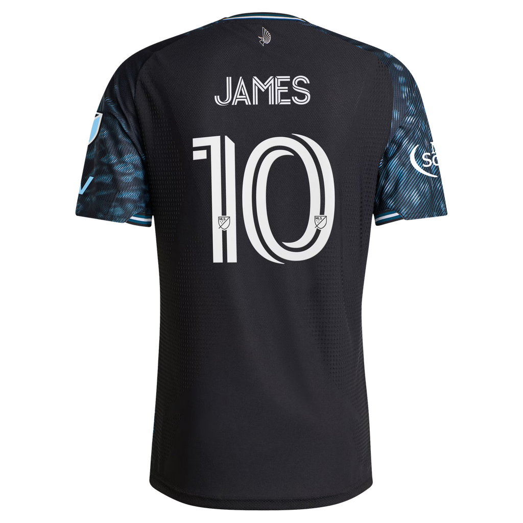 James Rodriguez Minnesota United FC 2026 The Decade Kit On-Field Patch Jersey - Black