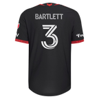 Lucas Bartlett D.C. United 2026 Black-and-Red Kit On-Field Patch Jersey - Black