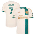 Steven Alzate Atlanta United FC 2026 Spirit of '96 On-Field  Patch Jersey - Tan