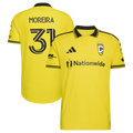 Steven Moreira Columbus Crew 2026 The Crafted for Excellence Kit On-Field Patch Jersey - Yellow