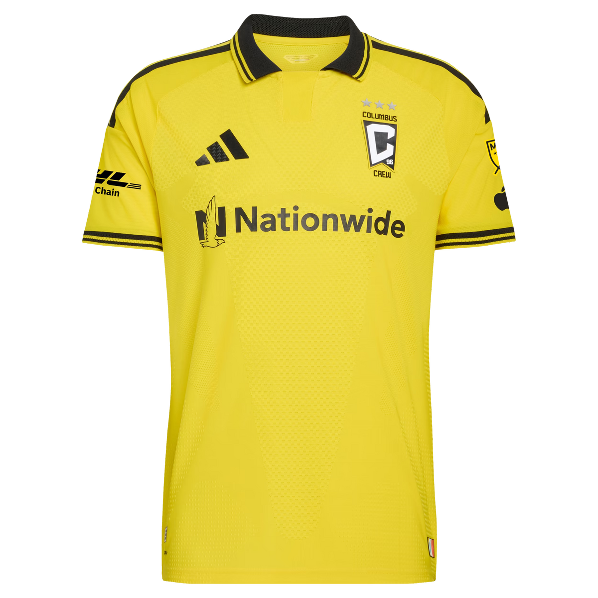 Steven Moreira Columbus Crew 2026 The Crafted for Excellence Kit On-Field Patch Jersey - Yellow