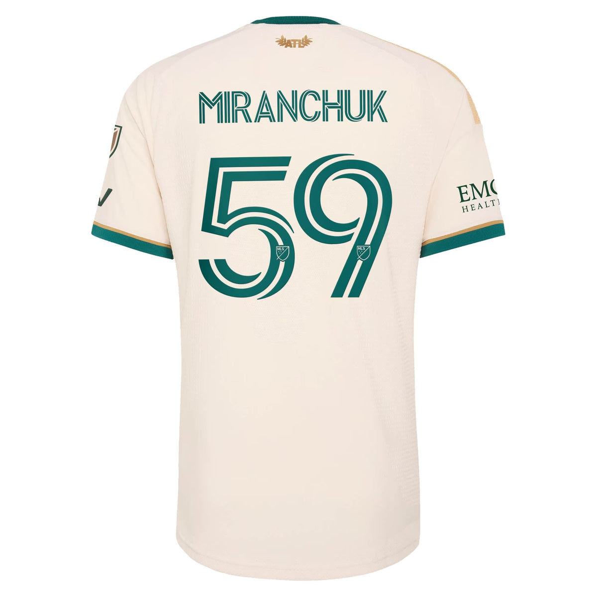 Aleksei Miranchuk Atlanta United FC 2026 Spirit of '96 On-Field  Patch Jersey - Tan