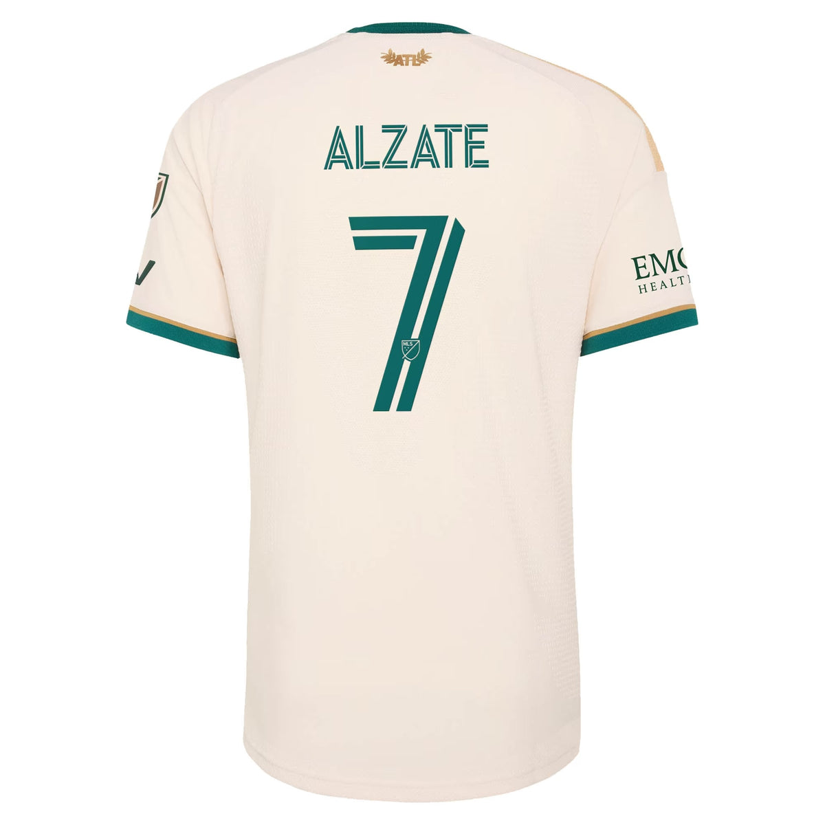 Steven Alzate Atlanta United FC 2026 Spirit of '96 On-Field  Patch Jersey - Tan