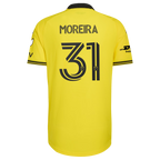 Steven Moreira Columbus Crew 2026 The Crafted for Excellence Kit On-Field Patch Jersey - Yellow