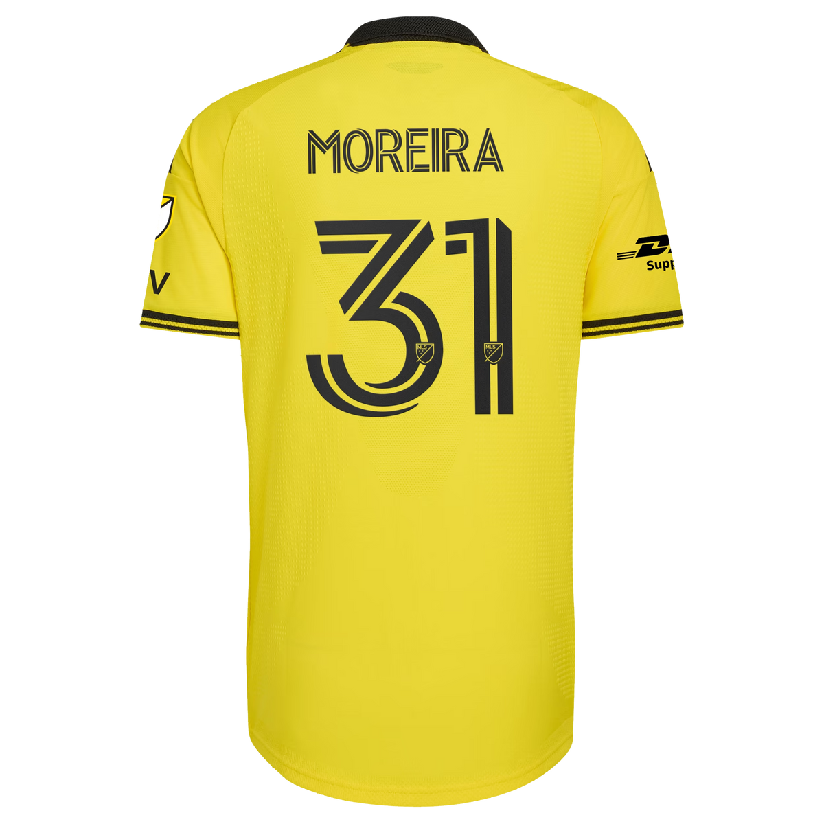 Steven Moreira Columbus Crew 2026 The Crafted for Excellence Kit On-Field Patch Jersey - Yellow