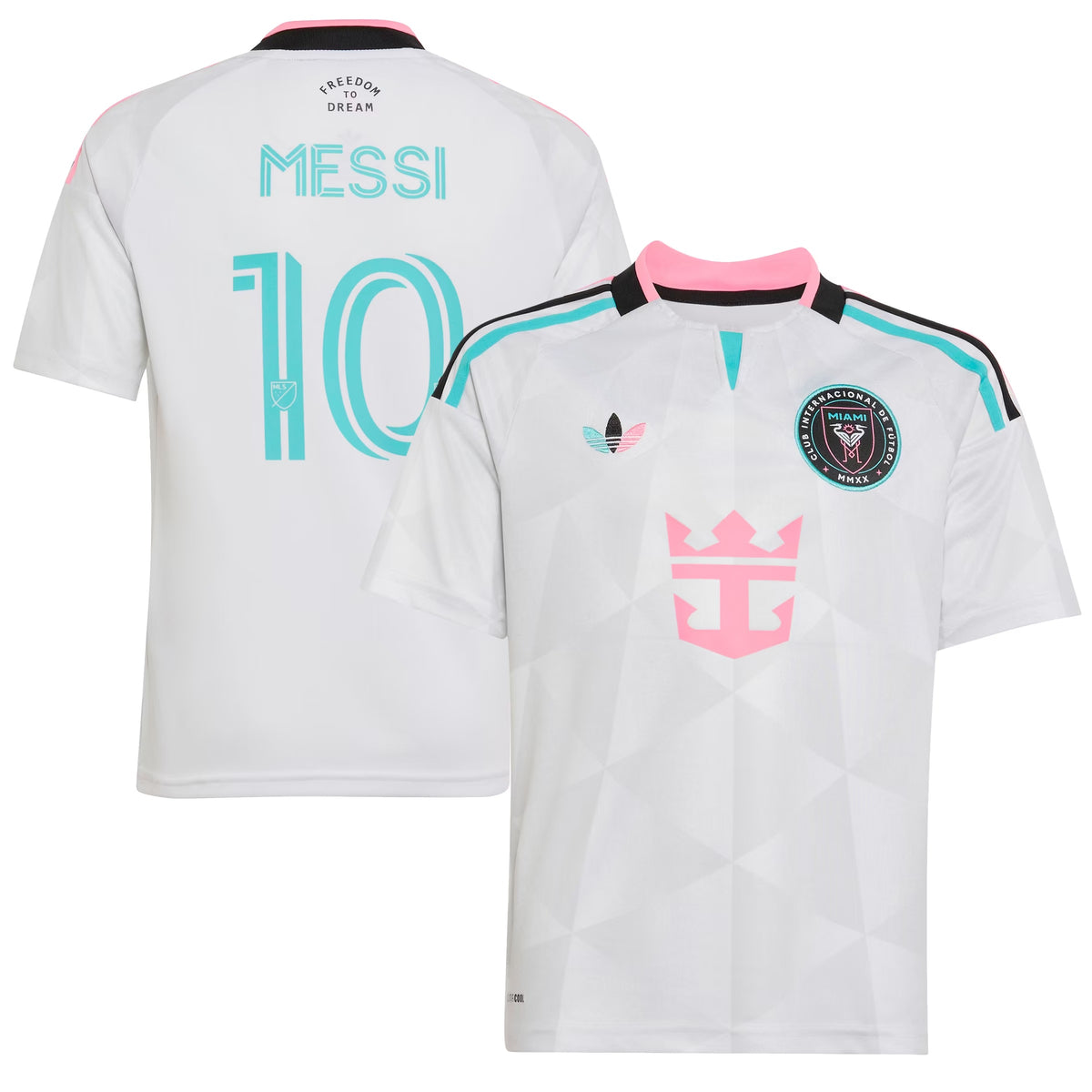 Messi Inter Miami CF Youth 2026 Third  Jersey - White