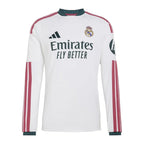 Real Madrid 2026/27 Home Custom Long Sleeve Jersey - White