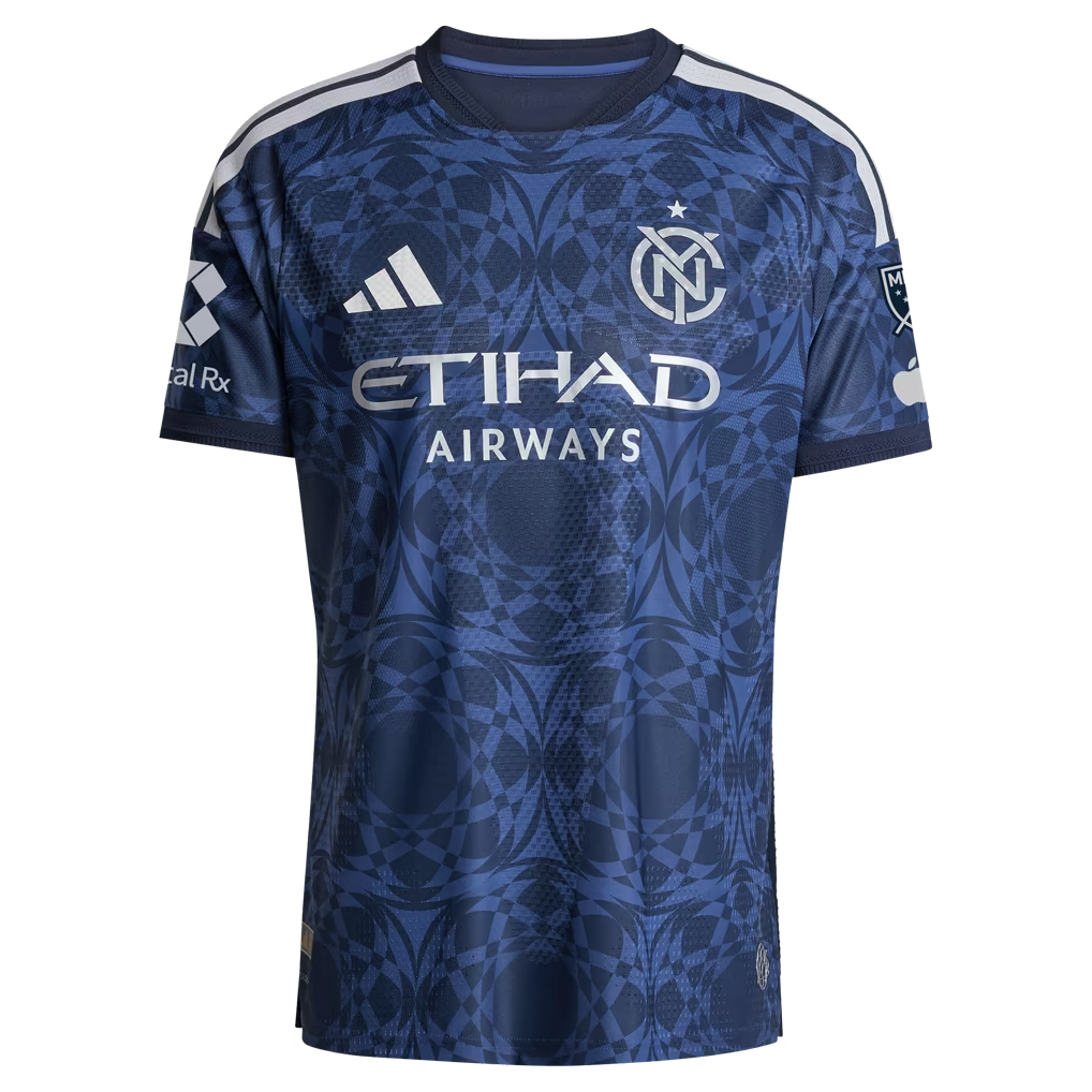 Aiden O’Neill New York City FC 2026 The All Nations Kit On-Field Patch Jersey - Blue