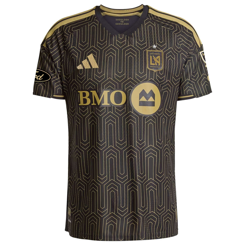 David Martínez LAFC 2026 Primary Kit On-Field Patch Jersey - Black