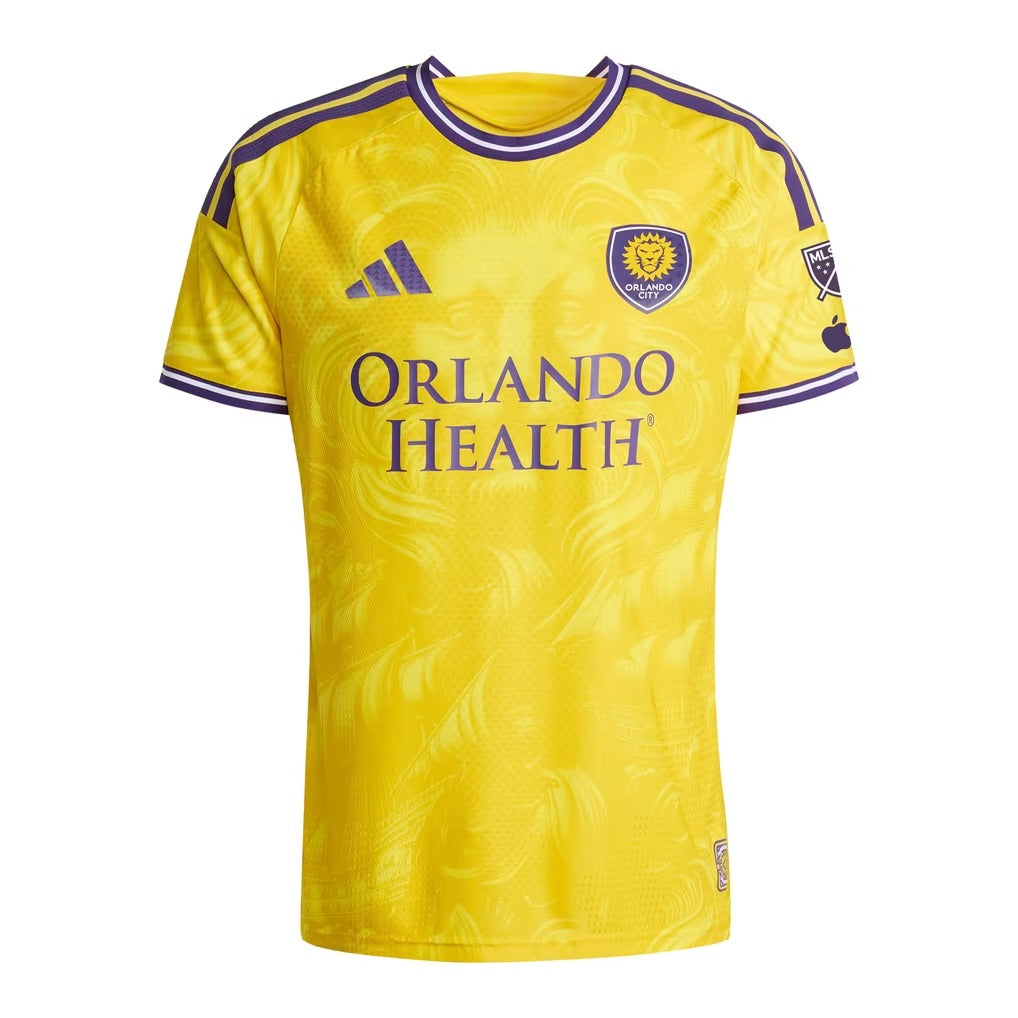 Marco Pašalić Orlando City SC 2026 Sunken Treasure Kit On-Field Patch Jersey - Yellow