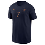 Ousmane Dembélé France National Team Name & Number T-Shirt - Navy