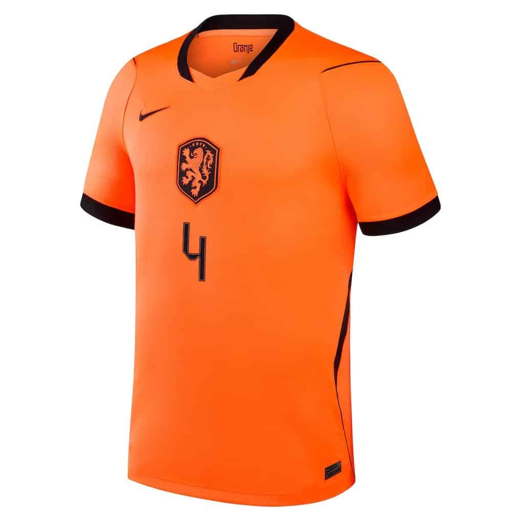 irgil van Dijk Netherlands National Team 2026 Home Match Jersey - Orange