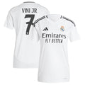 Vini Jr. Real Madrid Women's 2024/25 Home Player Jersey - White