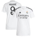 Kylian Mbappé Real Madrid Women's 2024/25 Home Player Jersey - White
