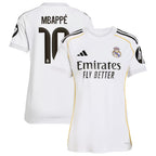 Kylian Mbappé Real Madrid Women's 2025/26 Home Player Jersey - White