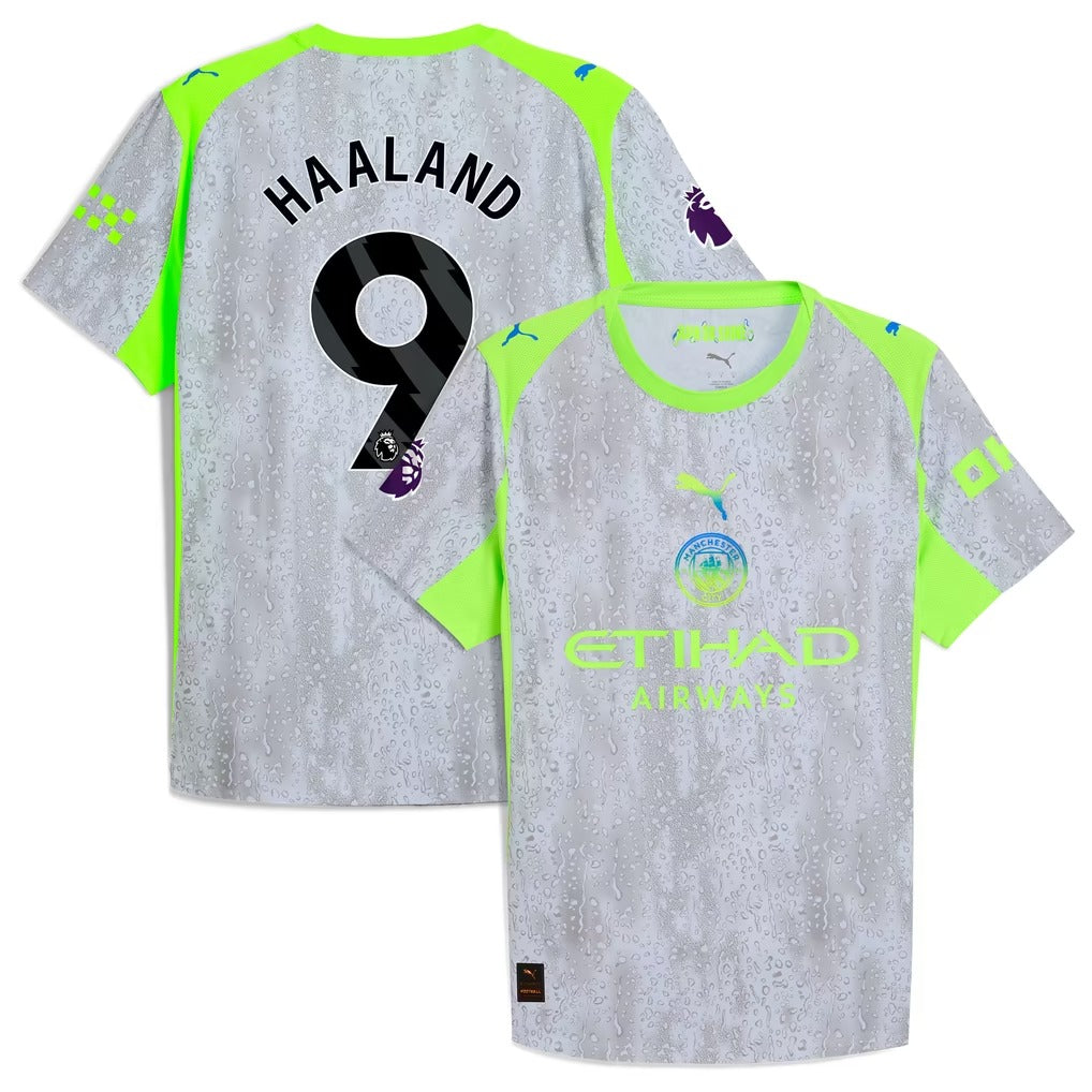 Manchester City 2025/26 Third Jersey - Green/Neon Green