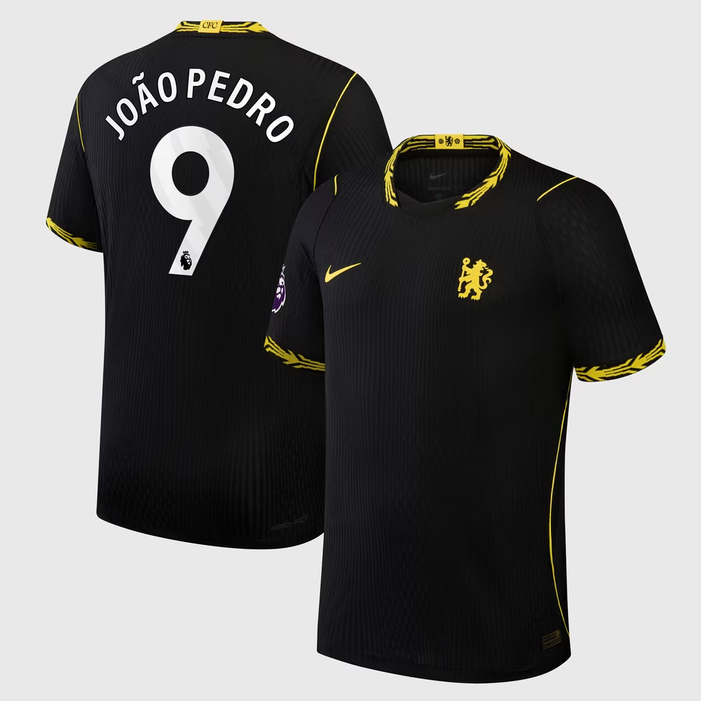 João Pedro Chelsea 2026/27 Away Match Jersey - Black