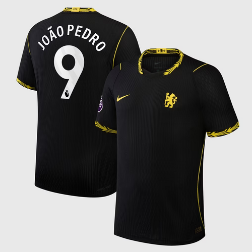 João Pedro Chelsea 2026/27 Away Match Jersey - Black