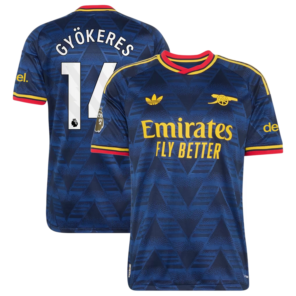 Viktor Gyökeres Arsenal 2026/27 Away On-Field Jersey - Navy
