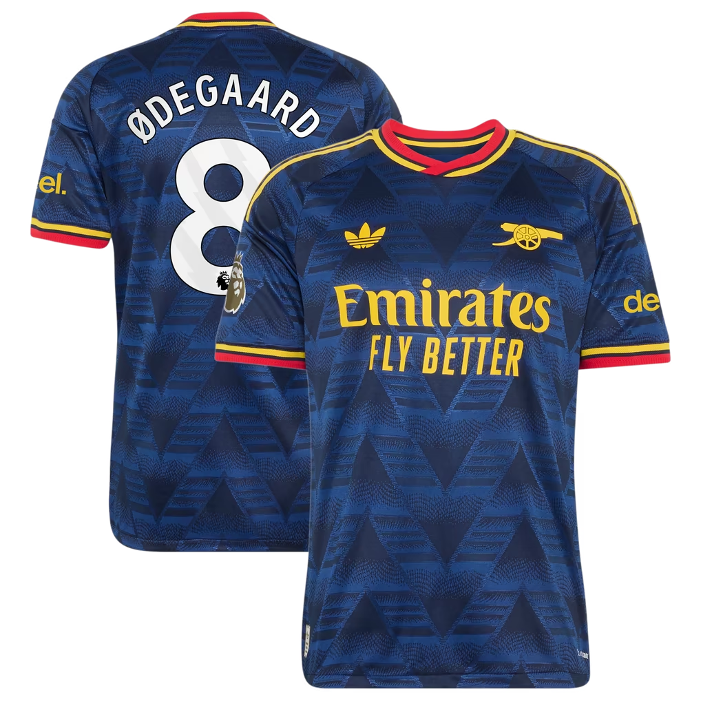 Martin Ødegaard Arsenal 2026/27 Away On-Field Jersey - Navy