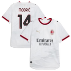 Luka Modrić AC Milan 2026/27 Away On-Field  Jersey - White