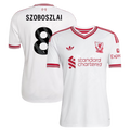 Dominik Szoboszlai Liverpool  2026/27 Away  Jersey - White