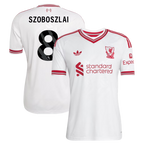 Dominik Szoboszlai Liverpool  2026/27 Away  Jersey - White
